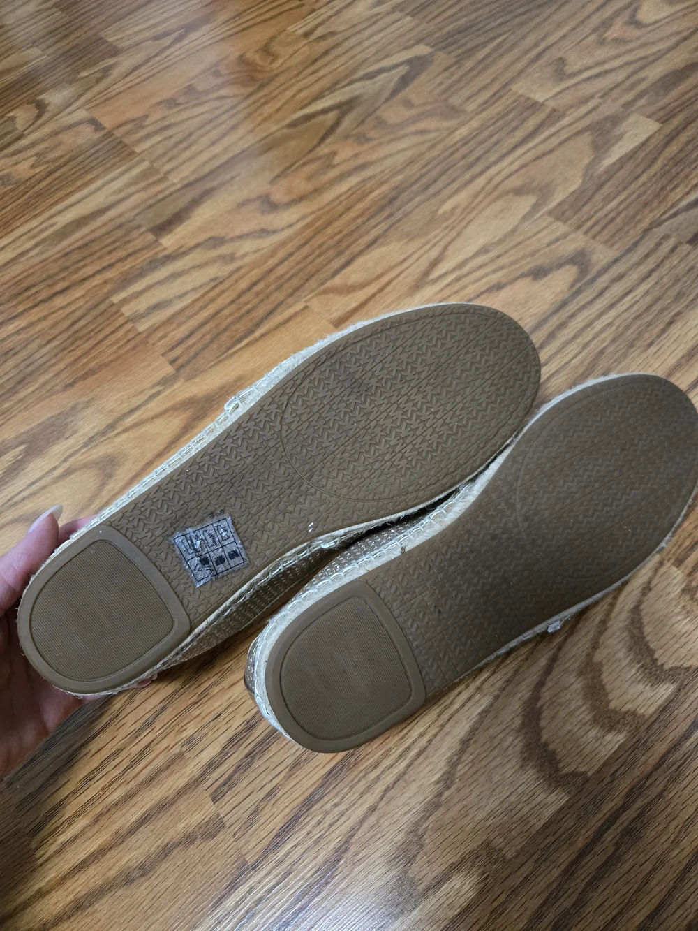 Michael Kors Gold Slip-On Espadrille Loafers - Women's Size 9